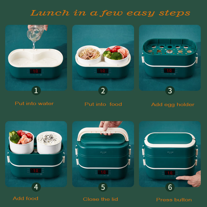 Portable Food Warmer Lunch Heater