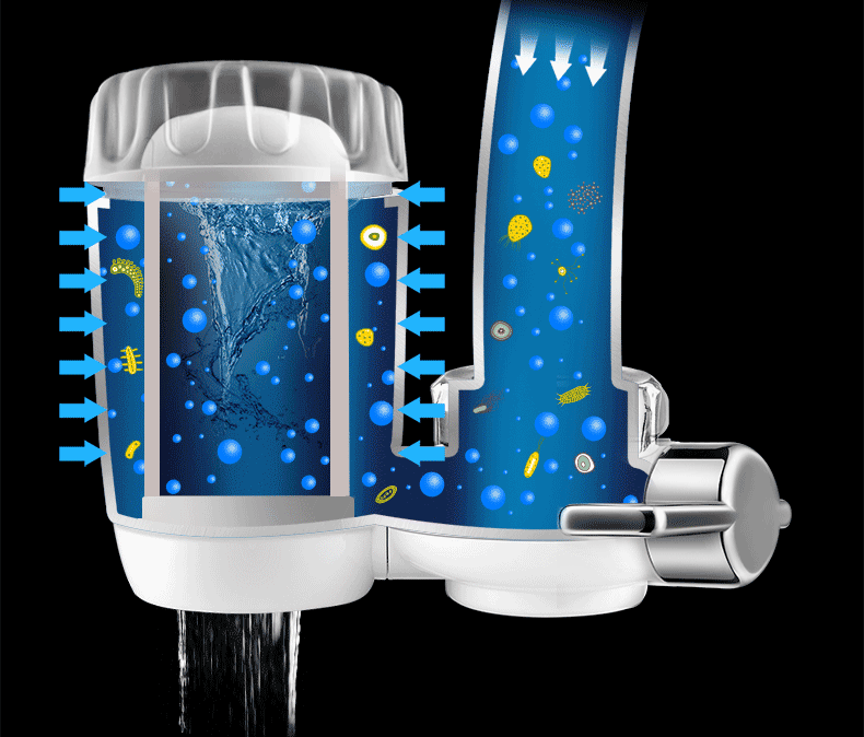 Multi-Layer Technology Home Water Filtration System tap connected water purifier