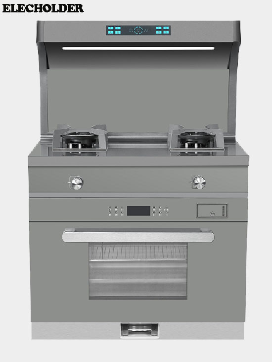 High-quality Kitchen Appliance With Integrated 2-burner Gas Stove With large-capacity Oven and Steam Oven