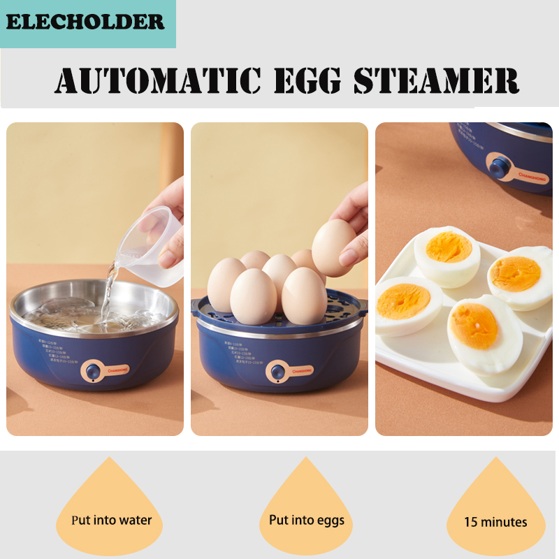Multifunctional Mini Electric Egg Cooker Smart Egg Boiler