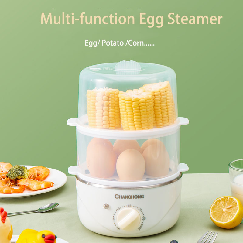 Smart Plastic Electric Egg Boiler Steamer Egg Cooker