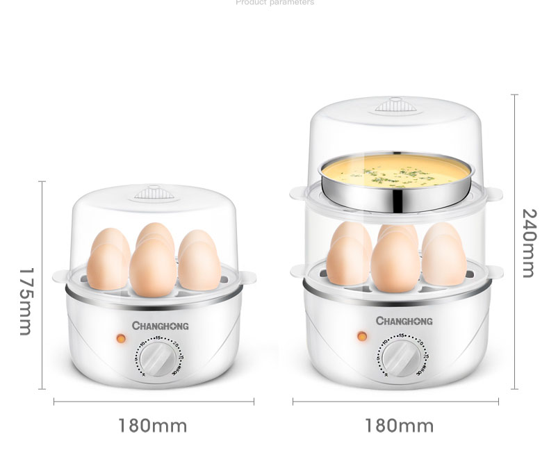 Smart Plastic Electric Egg Boiler Steamer Egg Cooker