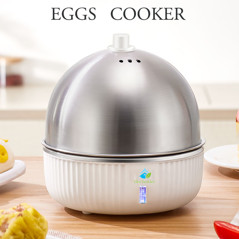 Model number: ELECAP624 Power Source Electric Housing Material Plastic Power (W) 350 Voltage (V) 220 Type Automatic Egg Cooker Function: Automatic Shut-off Layer Number: Single layer/Dual layers/Three layers Inner Plate: Cook 7 eggs/layer Function Auto shut-off Process: Thermal Processing Application Outdoor, Hotel, Garage, Commercial, Household